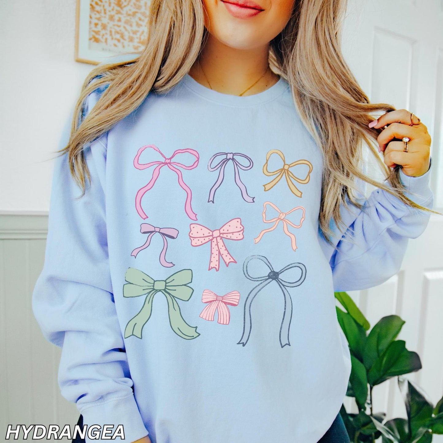 RibbonGlow Cozy Bow Top