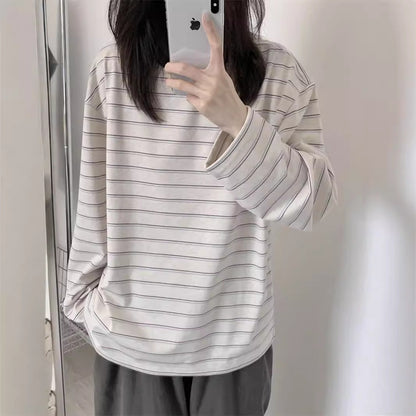 LineaWave Striped Long Sleeve Tee