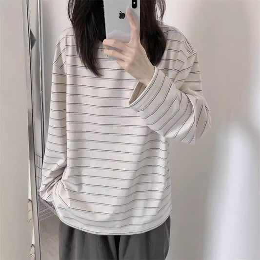 LineaWave Striped Long Sleeve Tee