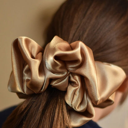 Simple Artificial Silk Hair Band Elastic Smooth