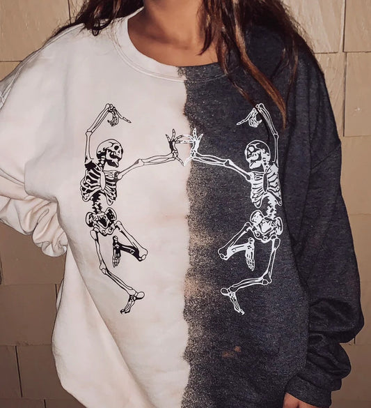 ViviTone Contrast Print Sweater