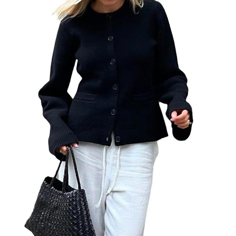 Elegra Slim Cropped Cardigan
