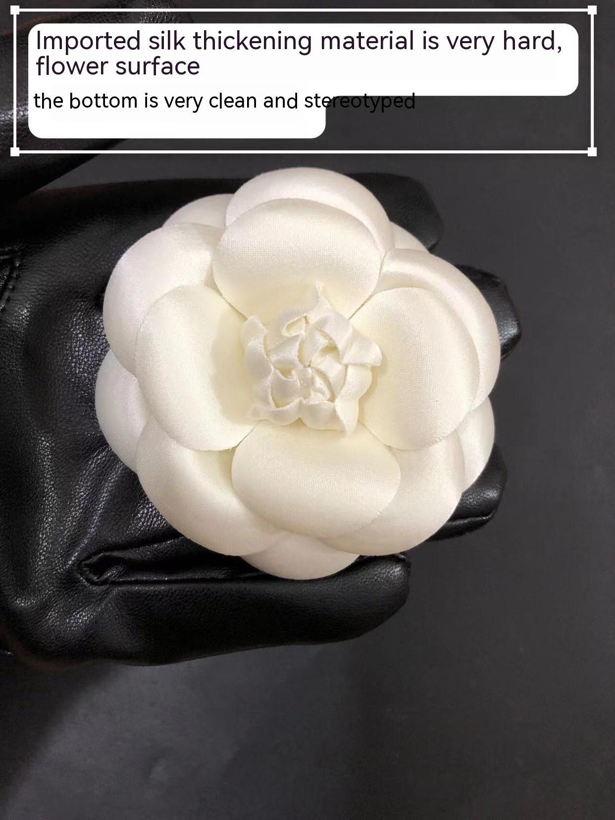 8cm Silk Flower Ornament Plus Brooch Barrettes