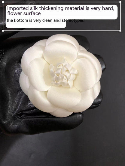 8cm Silk Flower Ornament Plus Brooch Barrettes