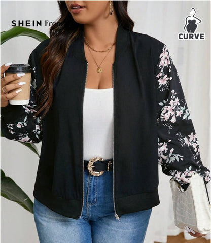 Floralia Patchwork Casual Jacket