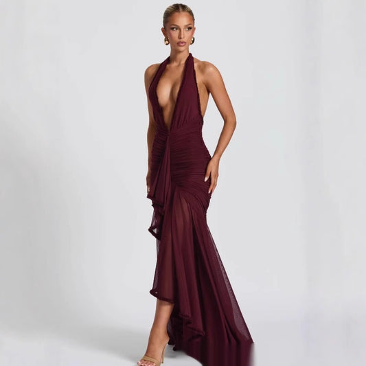 Crimson Reverie Gown