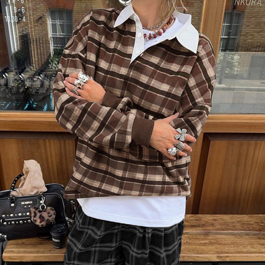 RetroGrid Street Sweater