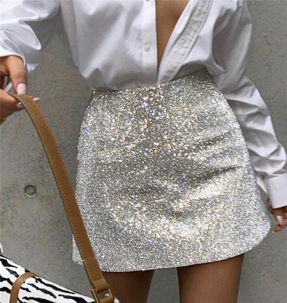 Summer Fashion Women's Silk Skirt