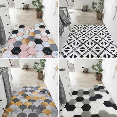 Entry Door Silk Ring Foot Mat PVC Household Carpet Doormat
