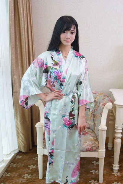 Fashion Sexy Simulation Silk Ladies Nightgown