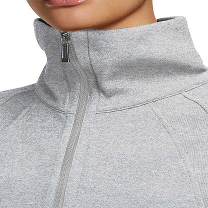 Autumn And Winter Fleece Sweater Half Zipper Coat Stand Collar Pocket European And American Style Women Sweater