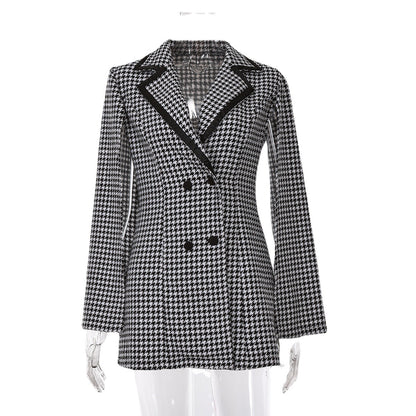 ElegaSplit Tailored Suit Jacket