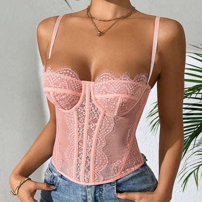 Lustrelace Sheer Corset Tunic