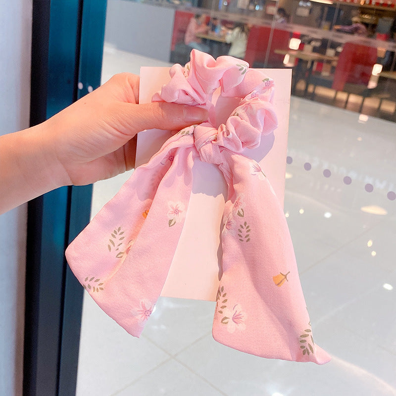 Silk Scarf Headband Women's Summer Turban Spring Tie Hair Accessories