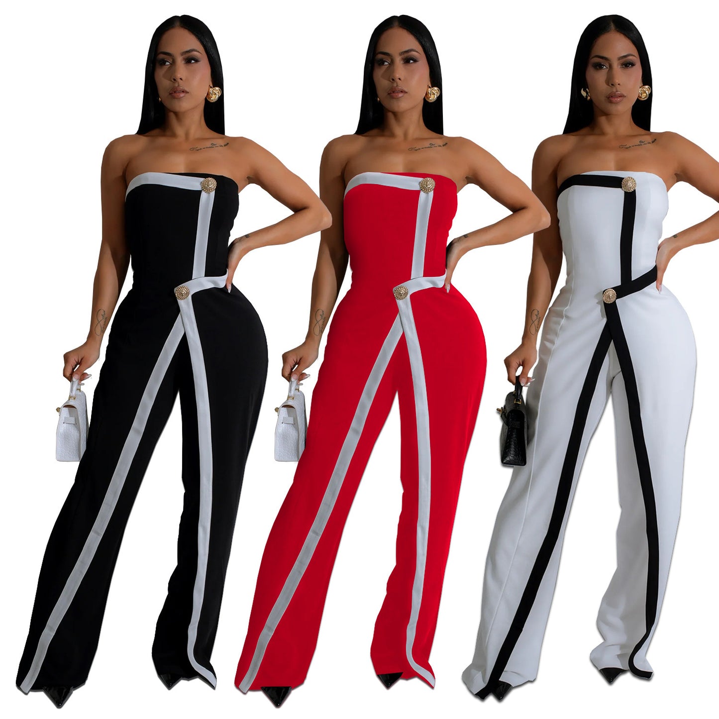 VelviCharm™ Backless Jumpsuit