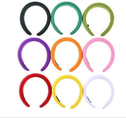 Charming Personality Milk Silk Hair Accessories Sponge Ring Solid Color Hair Band