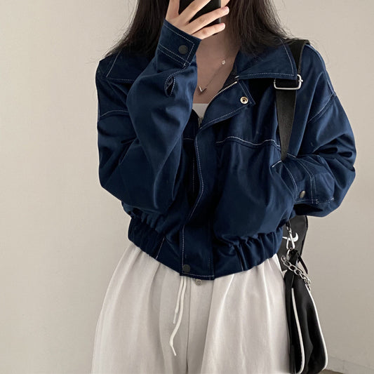 RetroLuxe Drawstring Polo Coat