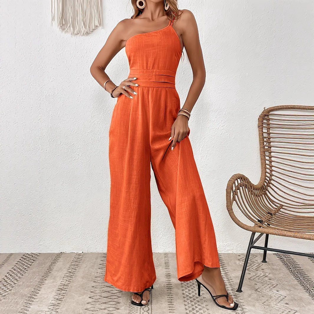 Serenna One-Shoulder Jumpsuit