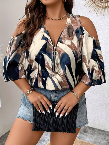 Zarella ZipGlam Blouse