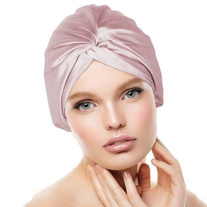 Double Layer  Silk Silk Nightcap Without Any Mark