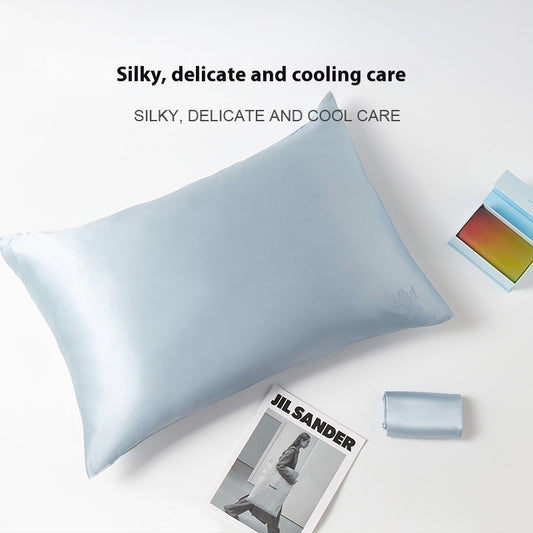 Silver Ion Glossy Silk Pillowcase