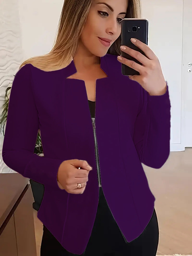 Zenvy Zip Suit Jacket