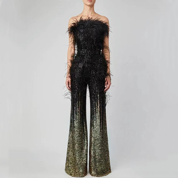 Starluxe Plume Jumpsuit