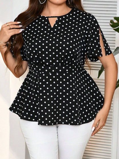 Dotelle Grace Polka Blouse