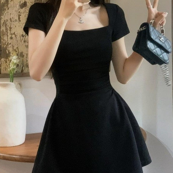 : Midnight Grace Hepburn Dress