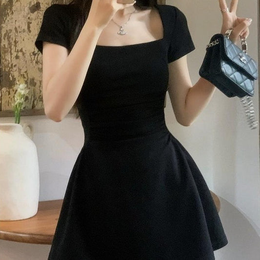 : Midnight Grace Hepburn Dress