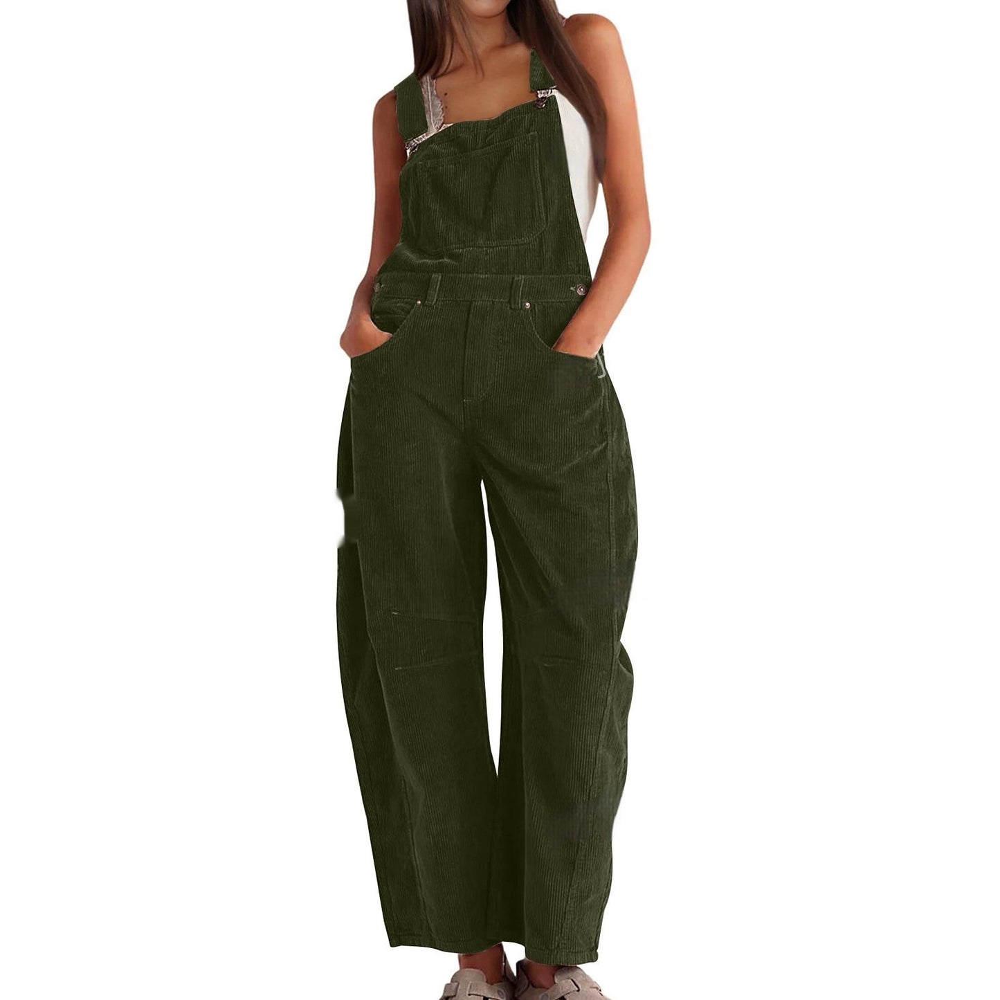 VogueDrape™ BibStyle Jumpsuit