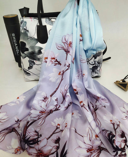 Ladies Fashion High-end Silk Scarf Shawl
