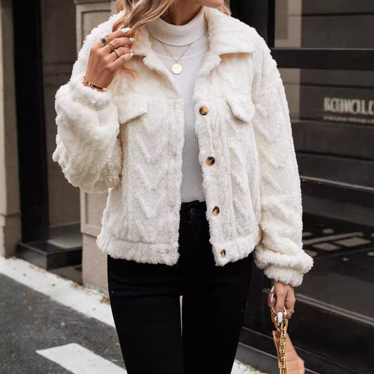 Veloura Plush Reversible Cardigan Coat