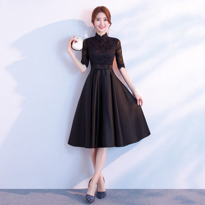 Noir Élan Gown
