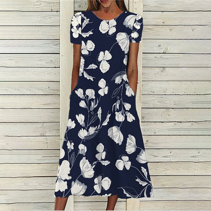 Blossom Haven Pocket Dress