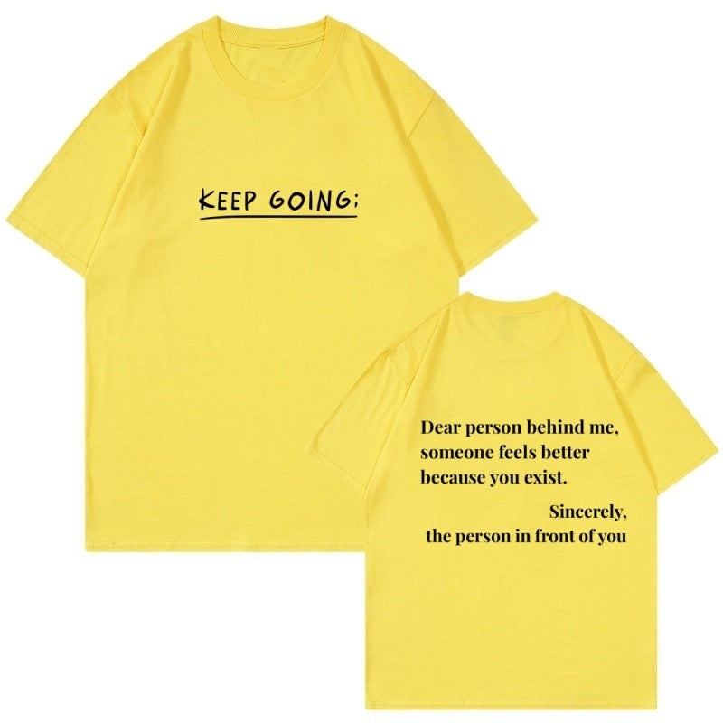 Milk Silk Round Neck T-shirt
