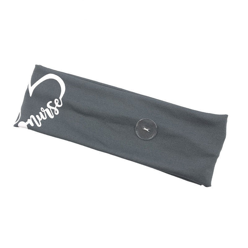 Milk Silk Mask Button Hair Band