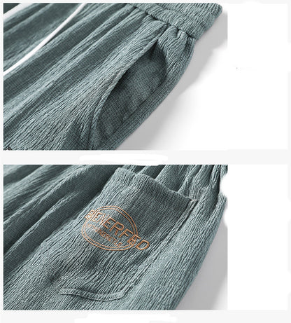 Nine Ice Silk Cool Soft Men's Pants