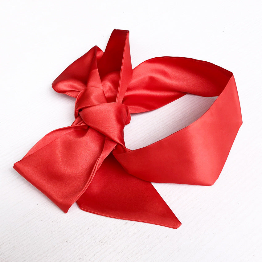 Simulation Silk Satin Satin Cloth Blindfold Stage Props