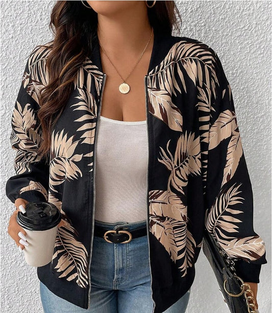 Vintage Bloom Casual Jacket