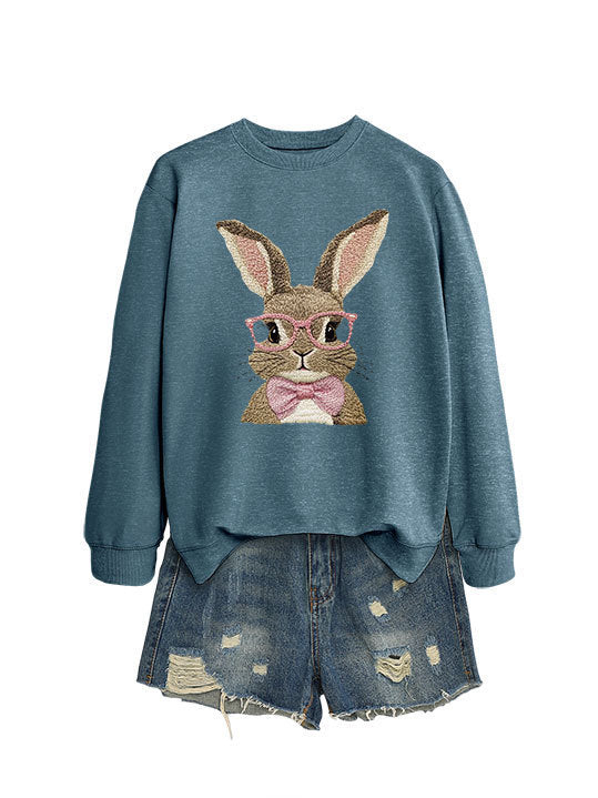 CinnaHop Bow Bunny Sweatshirt