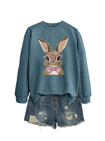 CinnaHop Bow Bunny Sweatshirt