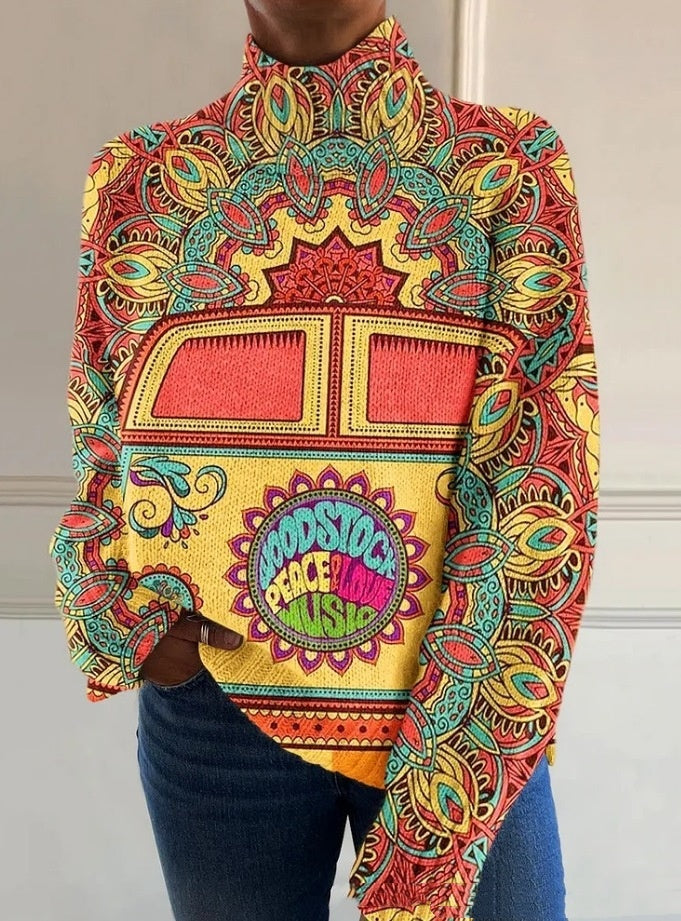 FloraMosaic™ 3D Pullover