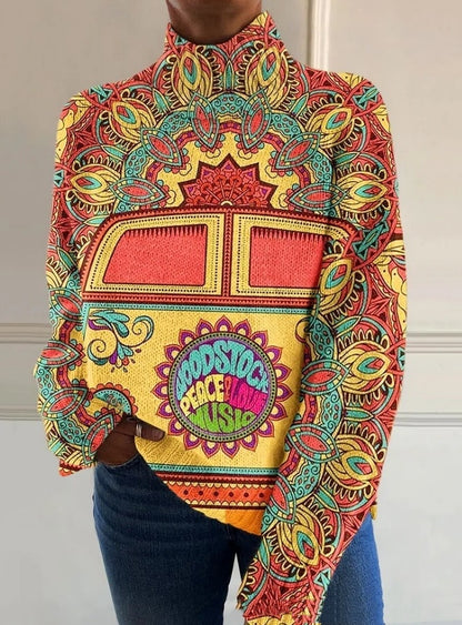 FloraMosaic™ 3D Pullover