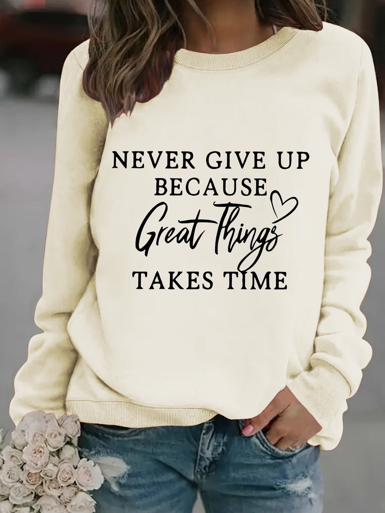 UrbanEase Printed Sweatshirt