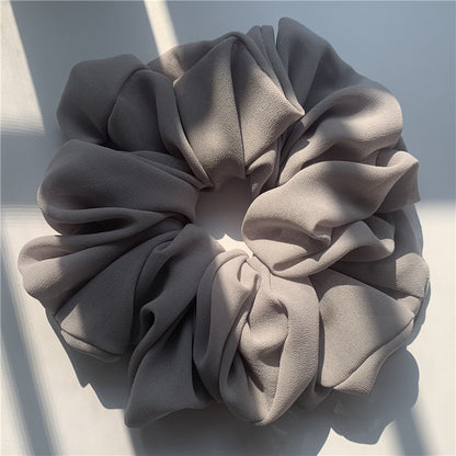 Big Head Bouquet Chiffon Large Intestine Ring Hair Ring