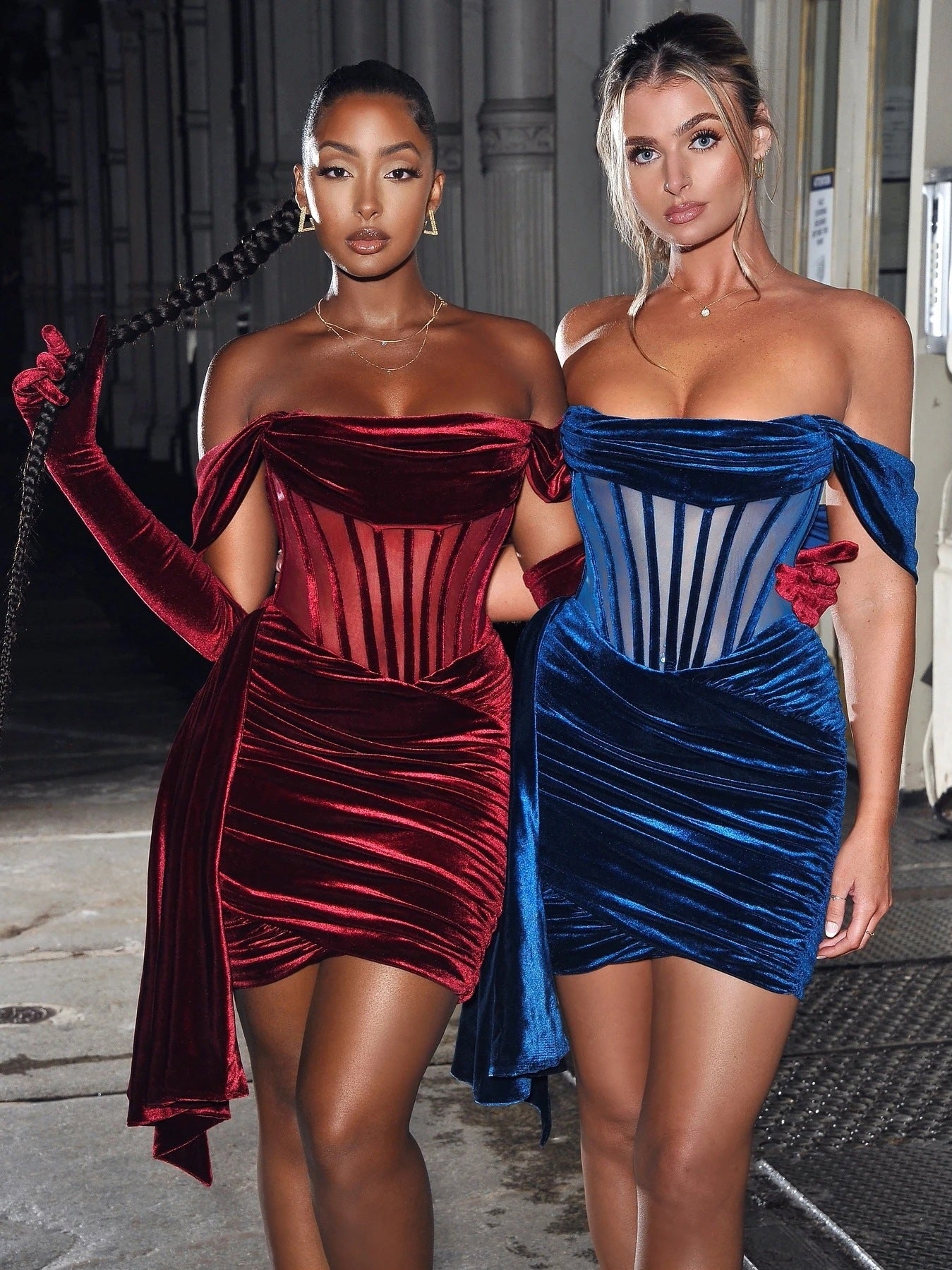 Velvet Temptress Gown