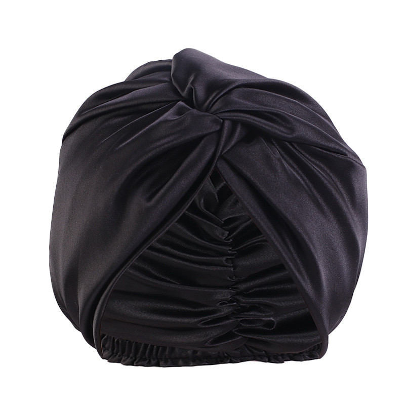 Popular Imitation Silk Double-layer Night Caps
