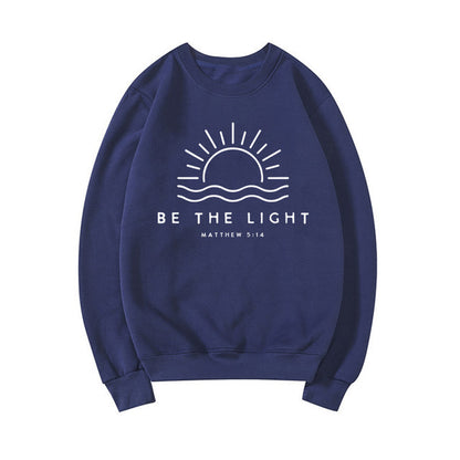 CozyScript Fleece Crew Sweater
