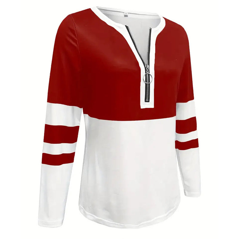 StriveStripe Zip Sweatshirt